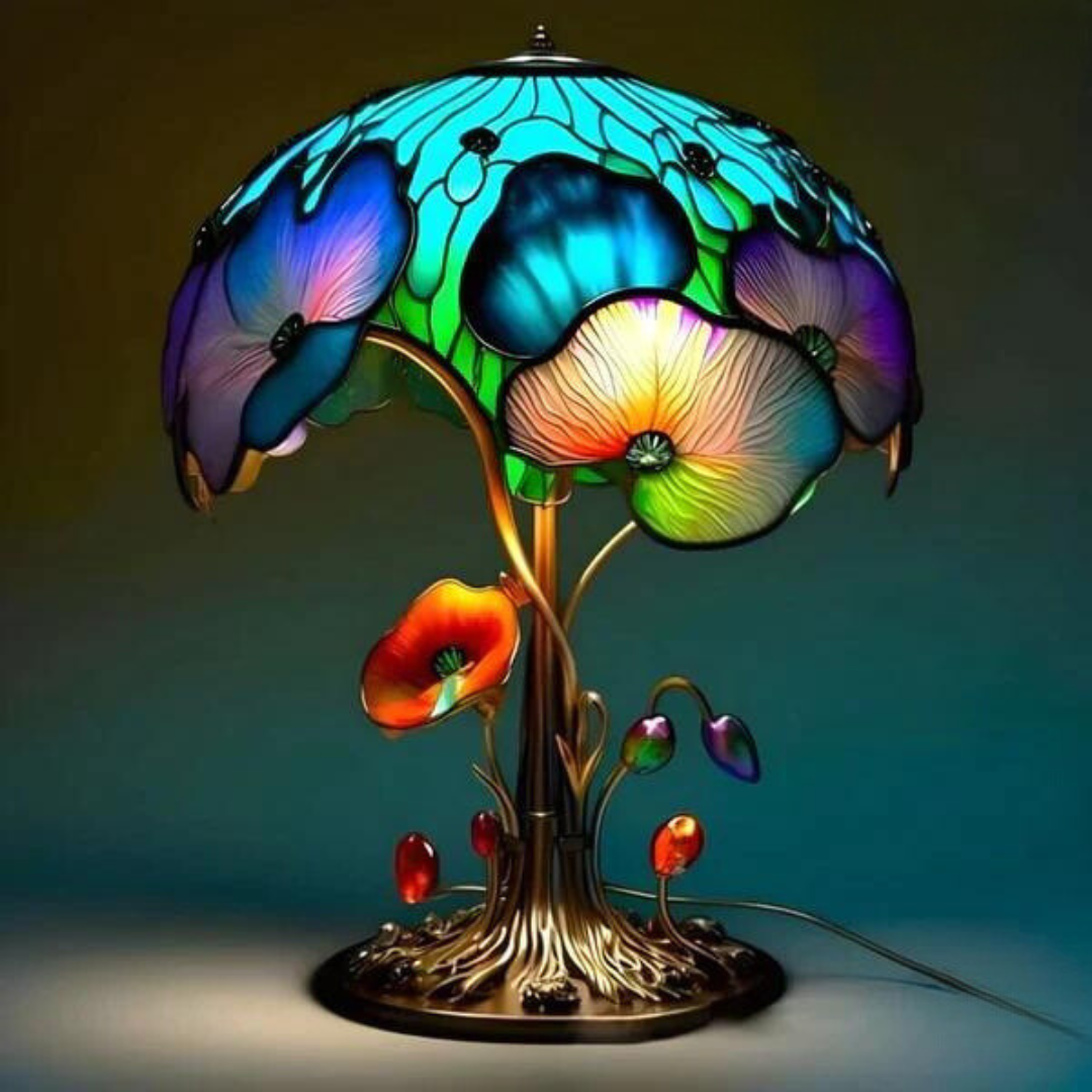 Decoratieve Paddenstoellamp in Bohemien Stijl met Warm Licht