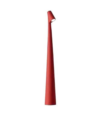 Draadloze Oplaadbare Tafellamp 35 cm met Aanraakfunctie en Dimbaarheid rood 35cm