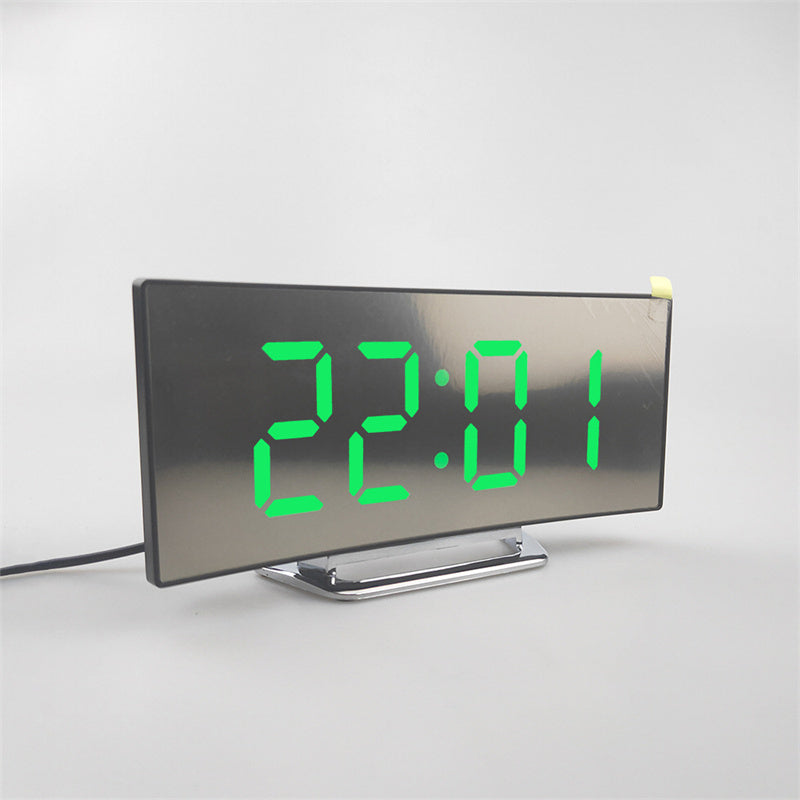Minimalistische Digitale Wekker Voor Moderne Elegantie