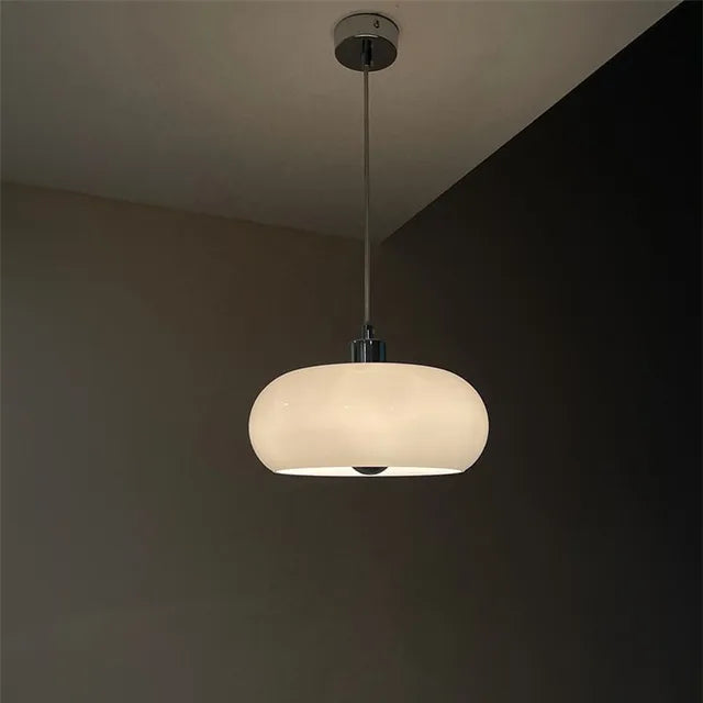 Nordic LED Hanglampen Voor Een Tijdloze Scandi Sfeer Wit Diameter 28 cm - Hoogte 10 cm