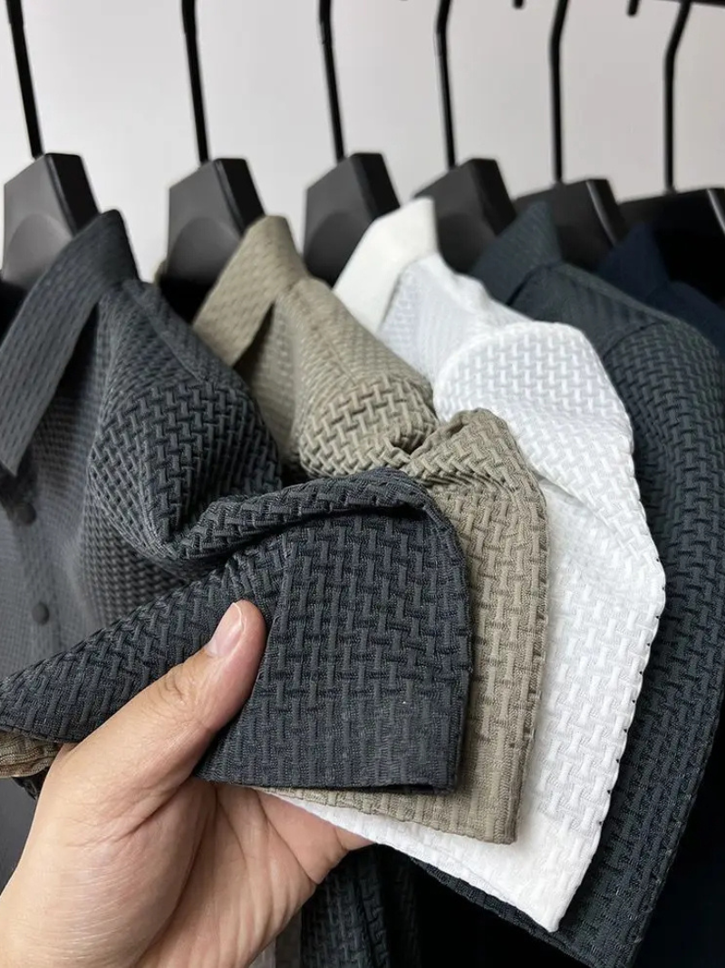 Zwarte Polo Heren Katoen Slanke Pasvorm Perfect Voor Casual en Formele Gelegenheden