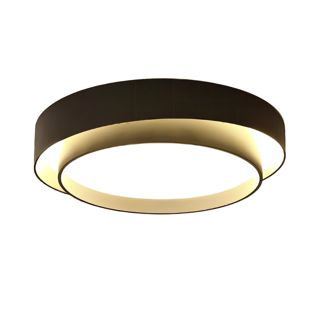 Flint Disc plafondlamp Zwart