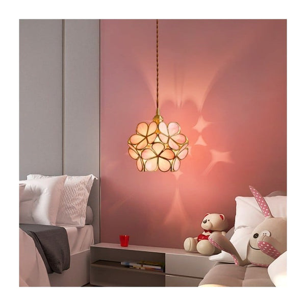 Glazen Hanglamp Lotusbloem Design Voor Modern Interieur