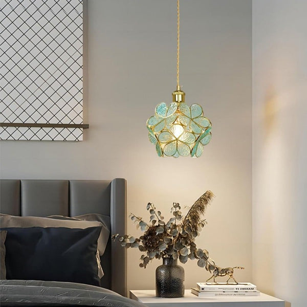 Glazen Hanglamp Lotusbloem Design Voor Modern Interieur