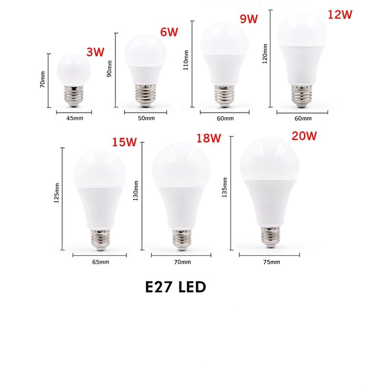 LED E27 Ampoule Globe Vorm 3w Tot 20w Voor Slaapkamer