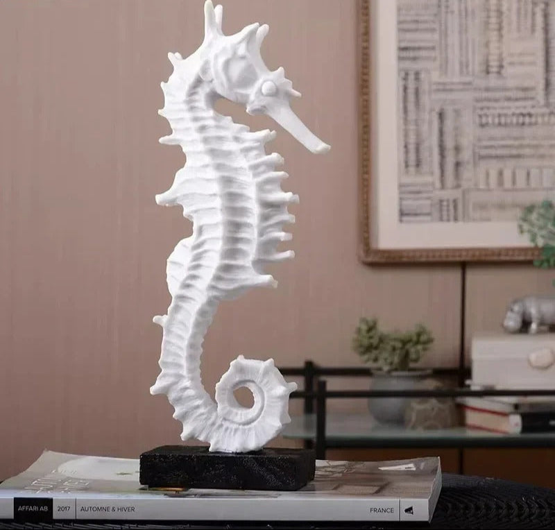 Hippocampus Beeldje Elegante Decoratie Voor Huis En Kantoor Default