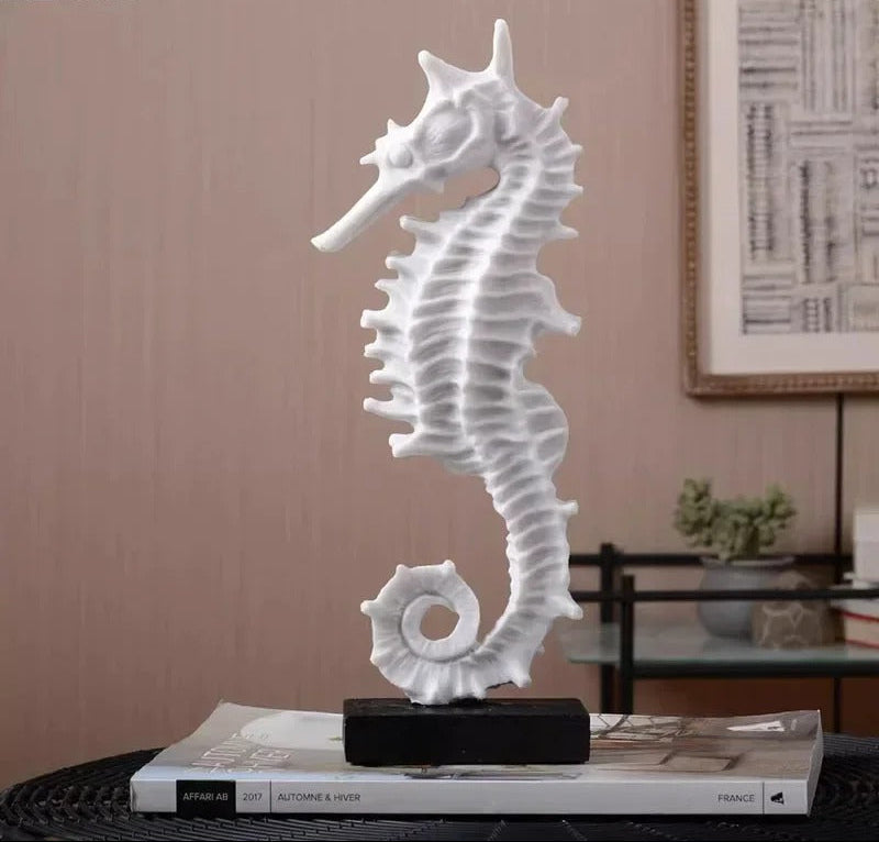 Hippocampus Beeldje Elegante Decoratie Voor Huis En Kantoor