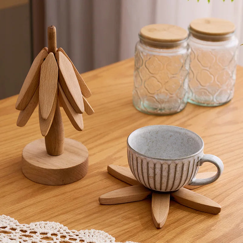 Houten Coasters Ambachtelijke Houten Onderzetters Natuurlijk