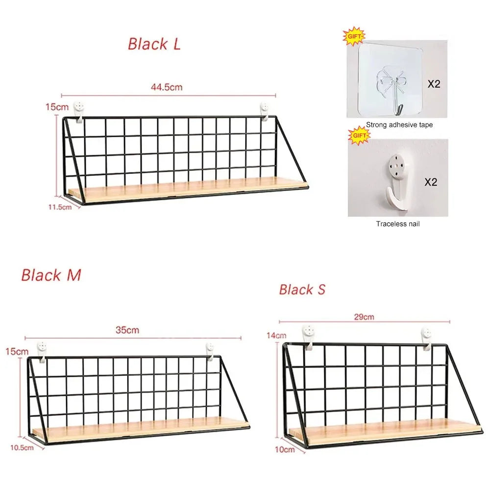 Houten Kruidenset Met Metalen Frame Voor Wandmontage