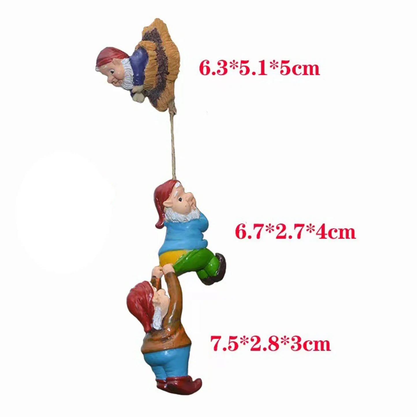 Houten Tuinbeeld Gnome Sculptuur voor Speelse Tuinornamenten