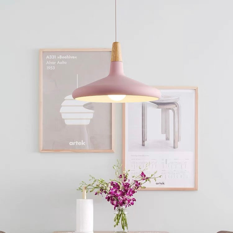 Hanglamp Pastel Pop Met Zachte Licht En Warme Kleuren