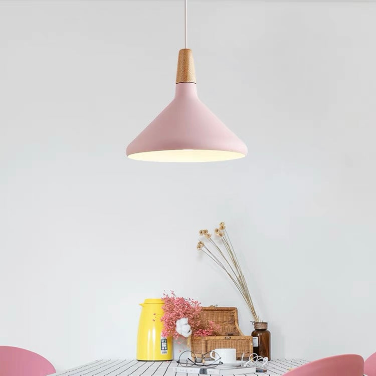 Hanglamp Pastel Pop Met Zachte Licht En Warme Kleuren