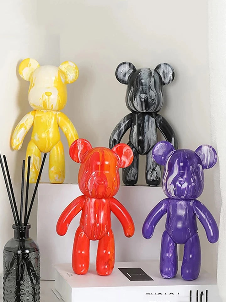 Kleurrijke Beren Vorm Decoratie Kunstwerk Voor Huis