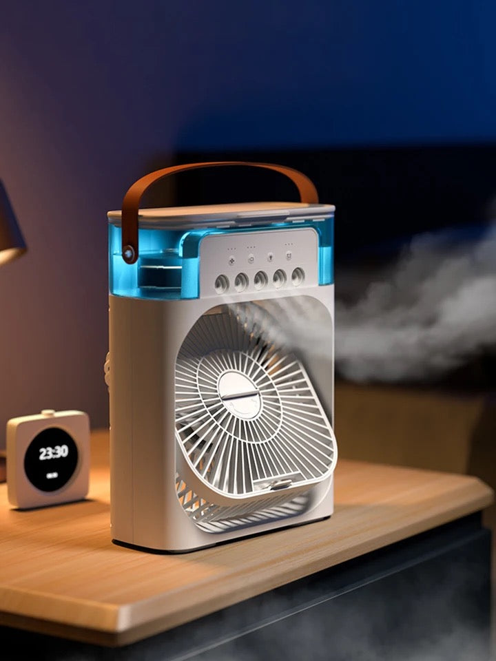Draagbare Mini Airconditioner Voor Koele Zomerse Comfort Wit