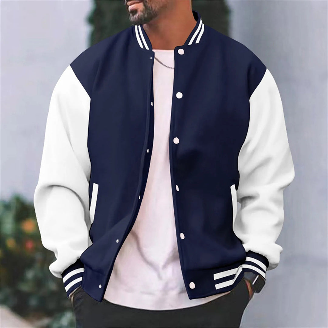 Casual Baseballjack Voor Heren Baseballstijl Lichte Model - Winterjas Heren
