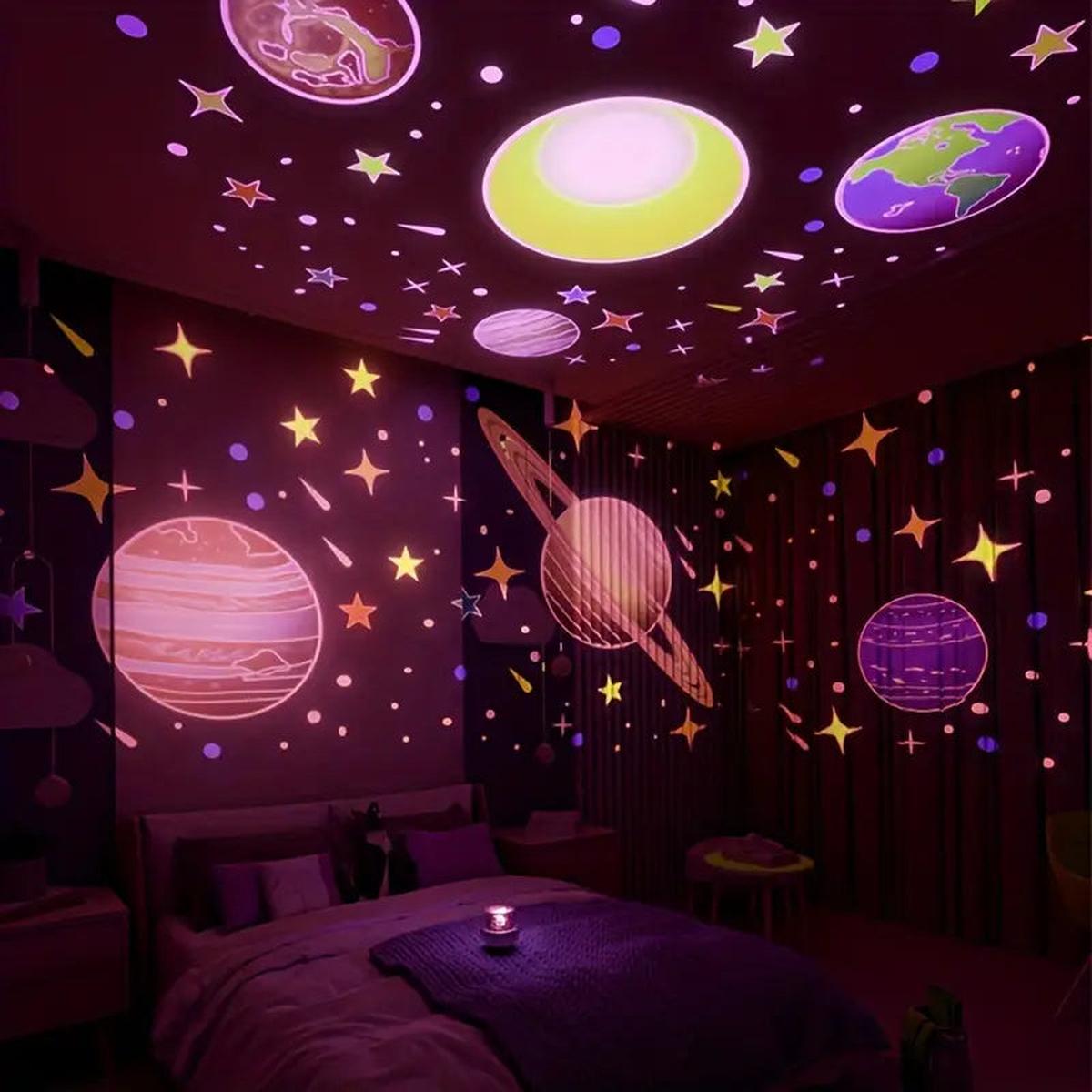 Kindersterrenhemel Nachtlamp Projector Met Rust Muziek