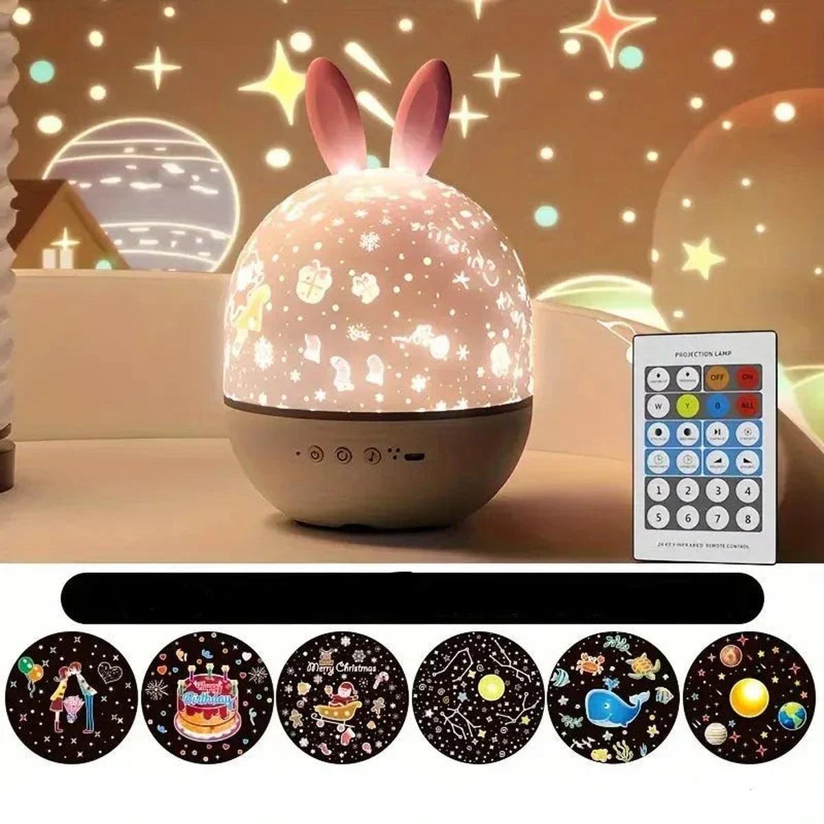 Kindersterrenhemel Nachtlamp Projector Met Rust Muziek