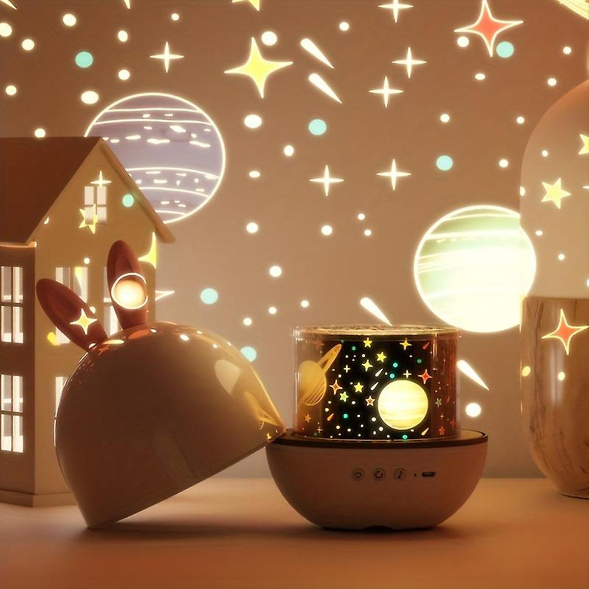 Kindersterrenhemel Nachtlamp Projector Met Rust Muziek