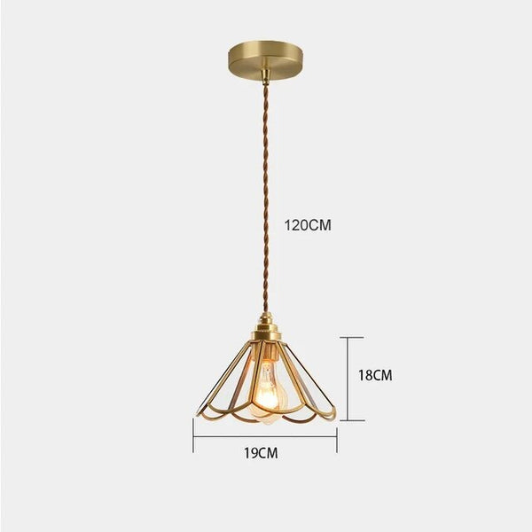 Klassieke Glas In Lood Hanglamp Met Levendige Kleuren