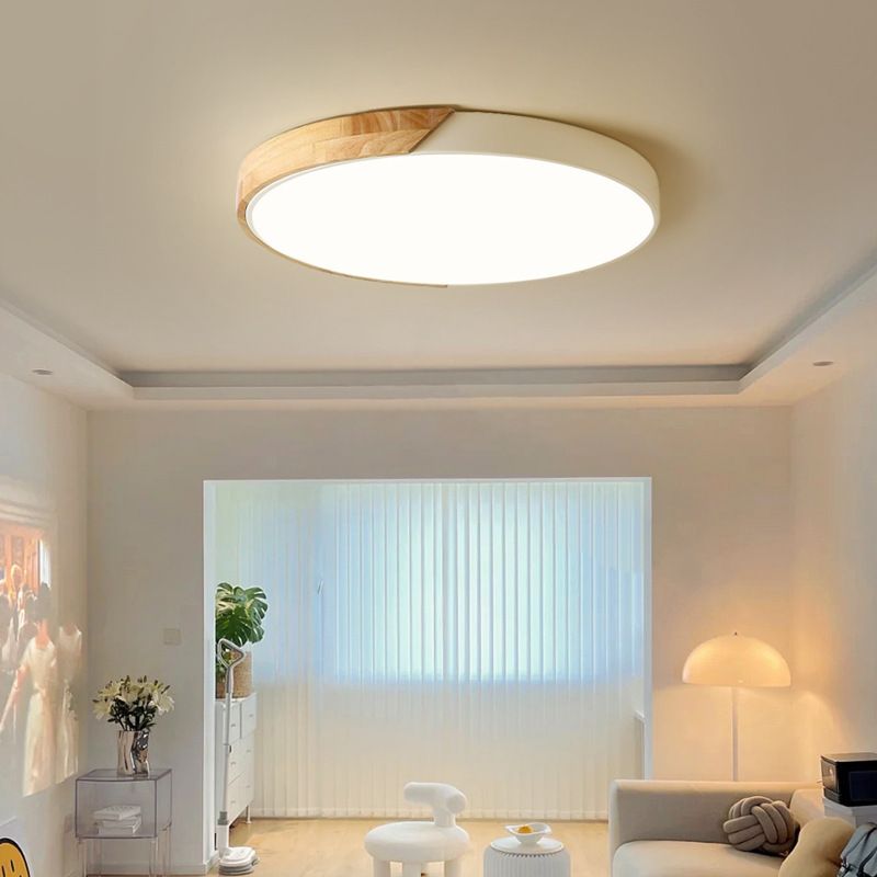 Kleurrijke Eenvoudige Ronde LED Plafondlampen Voor Huis
