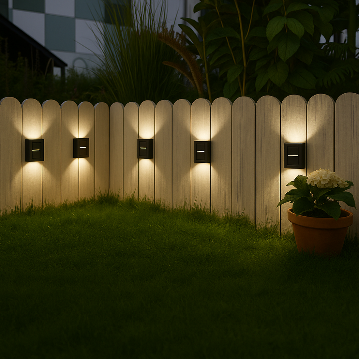 LED Wandlampen Op Zonne Energie Voor Buiten Weerbestendig