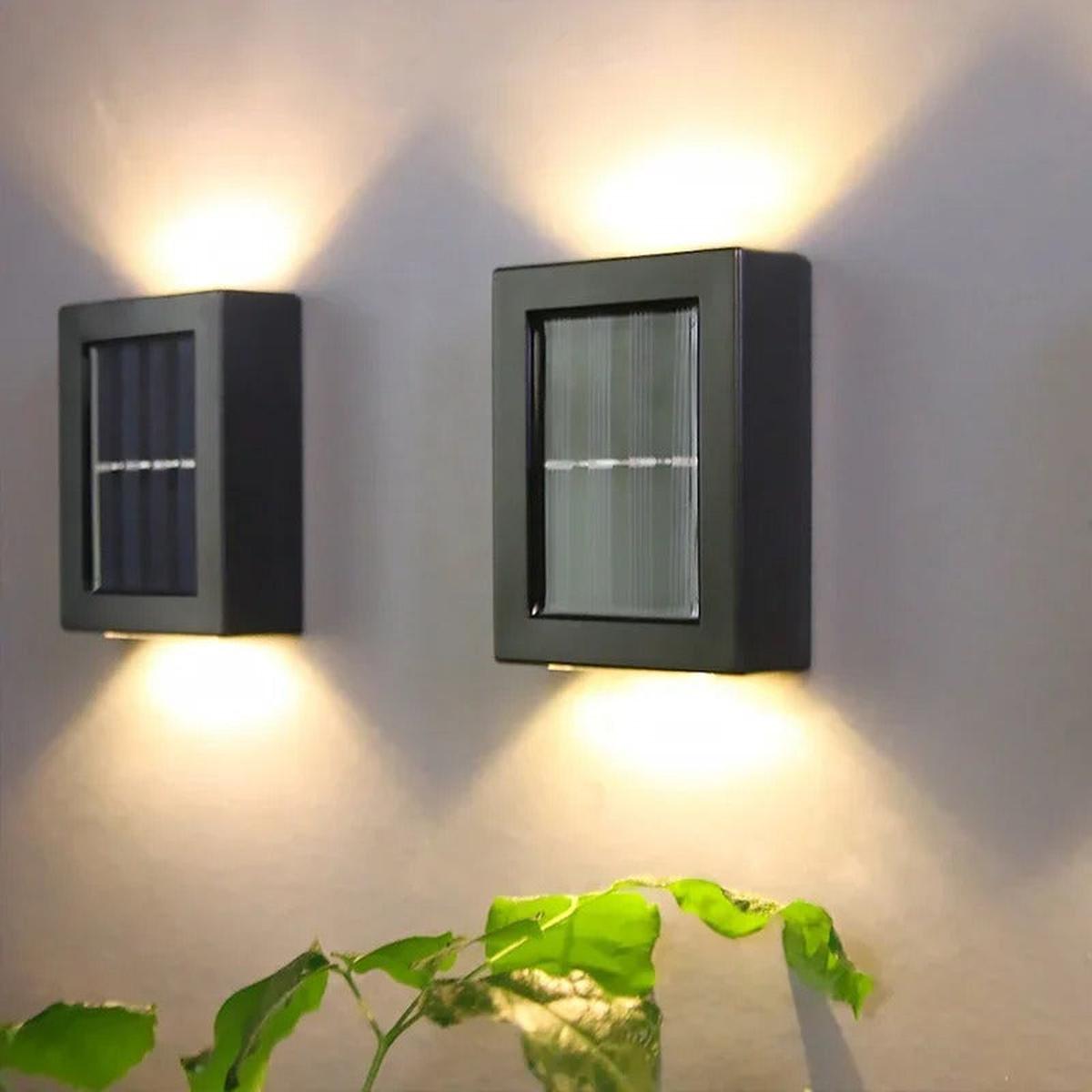 LED Wandlampen Op Zonne Energie Voor Buiten Weerbestendig