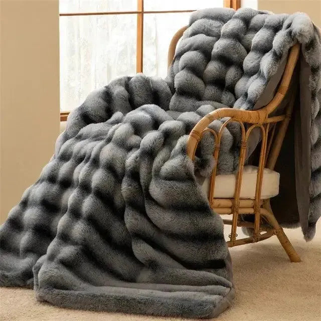 Luxe Winterdeken van Fleece in Diverse Kleuren – Comfortabel, Anti-Pilling, Verkrijgbaar in 100x160 cm, 130x160 cm, 160x200 cm Grijs