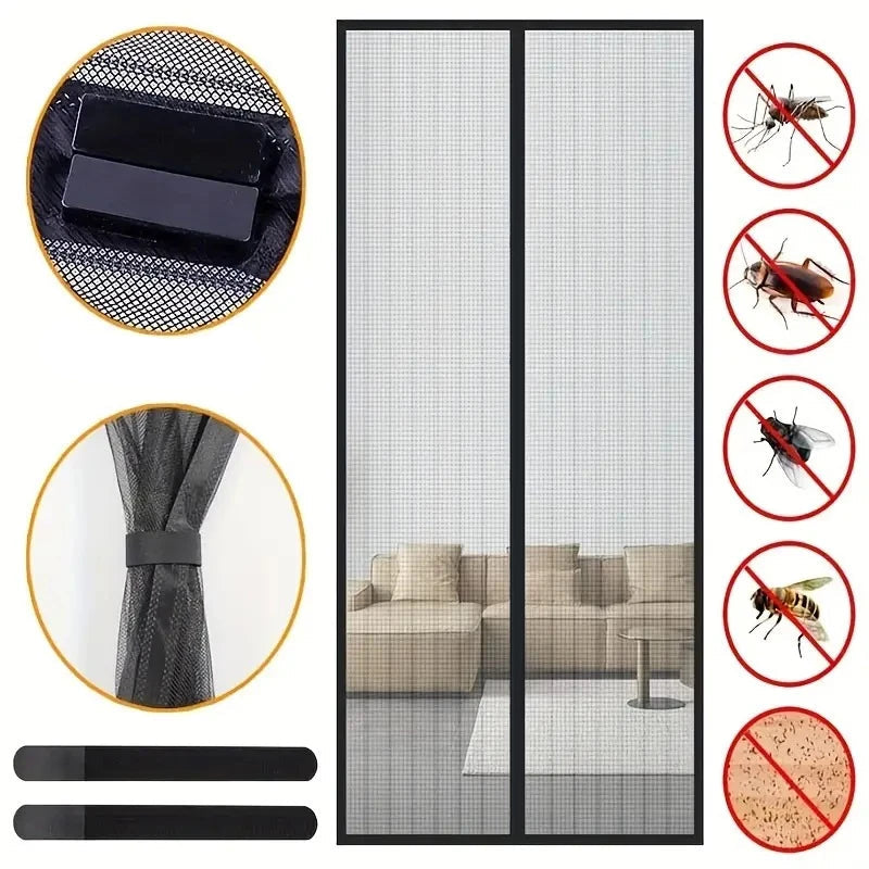 Magnetisch Hordeur Deurgordijn Voor Insectenbescherming Met Sluiting