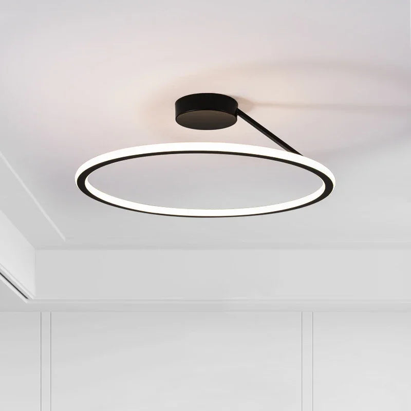 Led Plafondlamp Voor Elke Kamer Met Verlichting En Sfeer Zwart