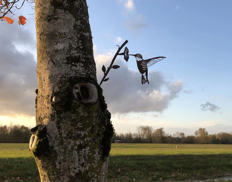 Luxe Tuindecoratie Met Metalen Vogels Voor Buitenruimtes