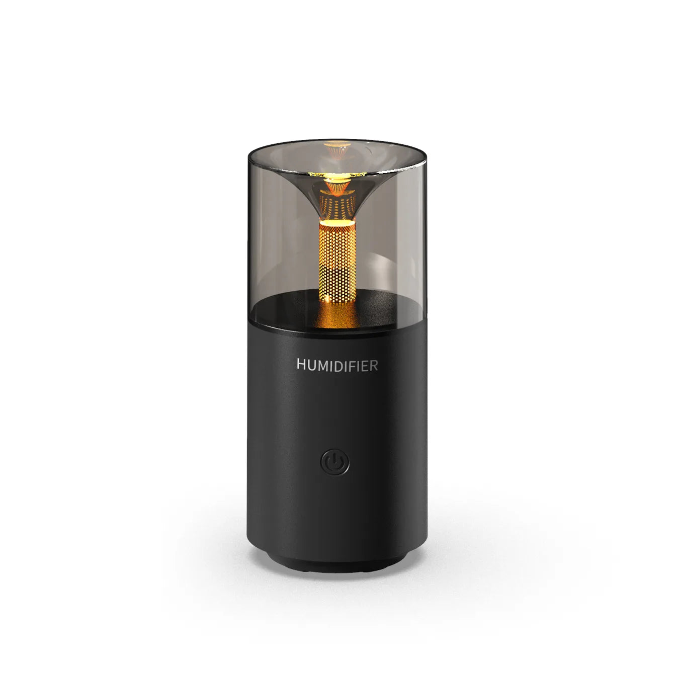 Mini Aromatherapie Diffuser met LED Licht en USB Aansluiting Zwart USB Kabel
