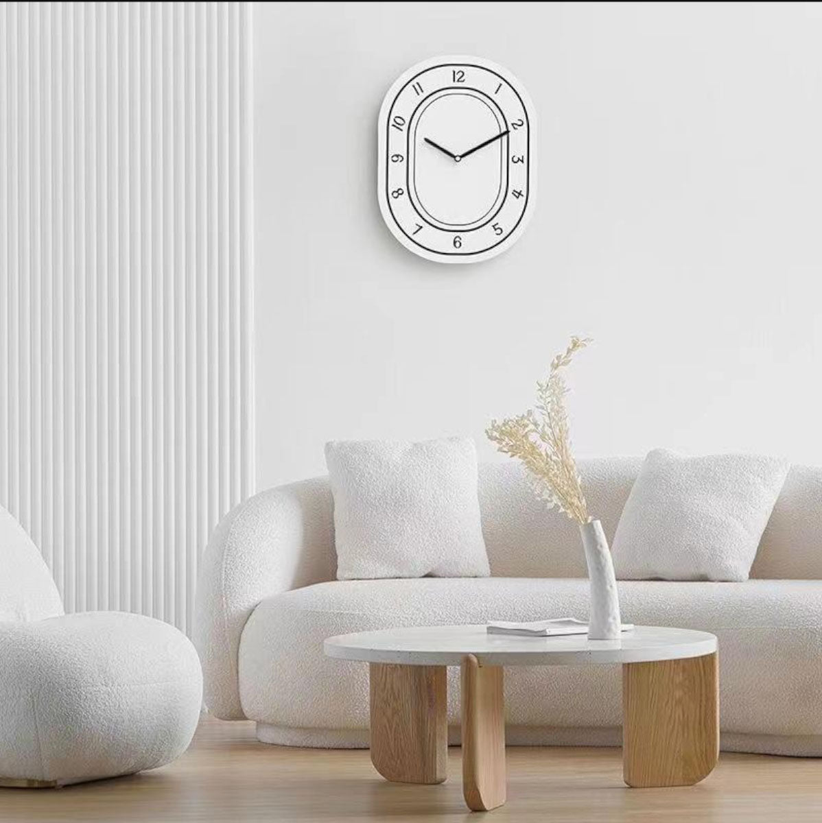 Horo Wandklok Met Acryl Wijzers Voor Stijlvolle Decoratie