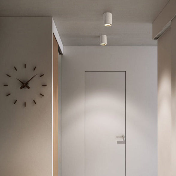 Minimalistische Cementen Opbouwspot met GU10 LED Compatibiliteit
