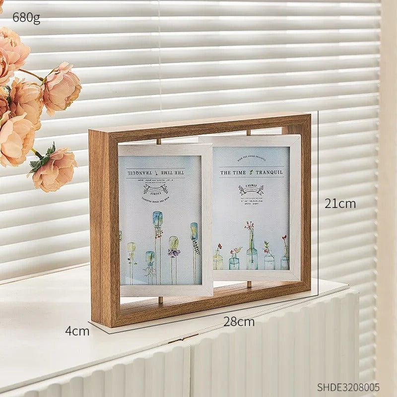 Moderne Fotolijst 50x70 Beukenhout met Acryl Bescherming C 10.2x15.2m