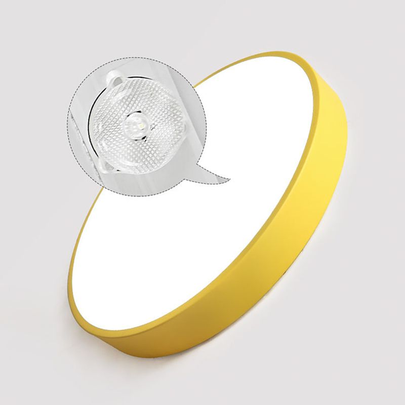 Moderne Ronde LED Plafondlamp Roze Grijs 30cm 40cm 50cm