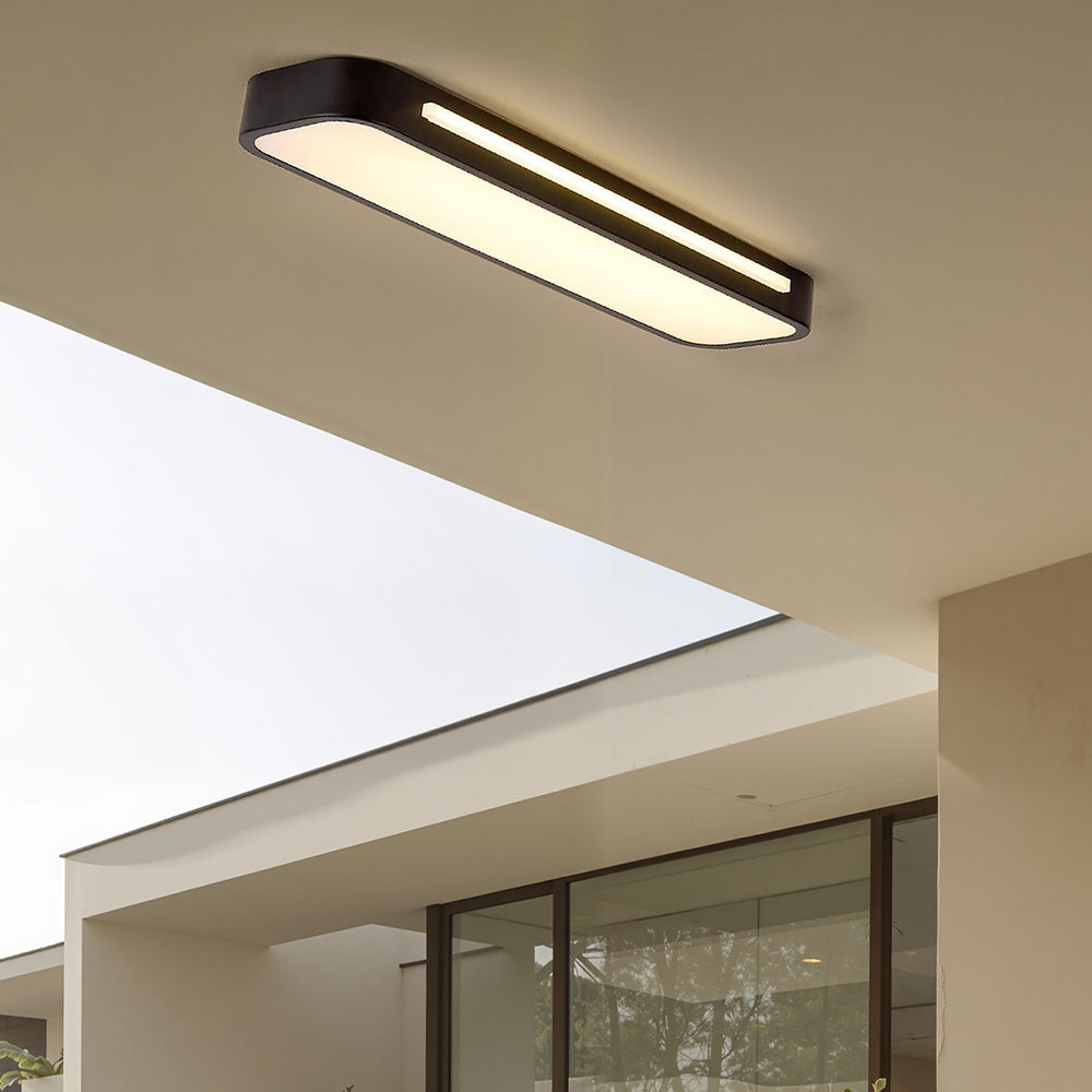 Moderne Scandinavische Minimalistische Lange LED Plafondlamp