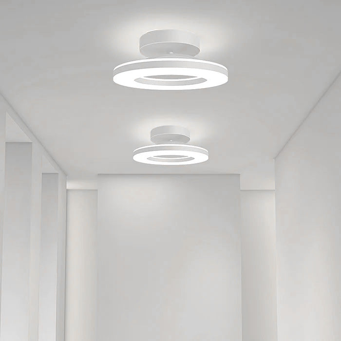 Moderne Gouden IJzeren Hal LED Plafondlamp Warm Licht Wit Wit licht
