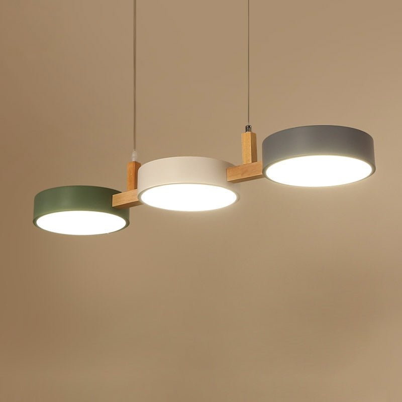 Moderne Metalen Cilindervormige Hanglamp Scandinavisch