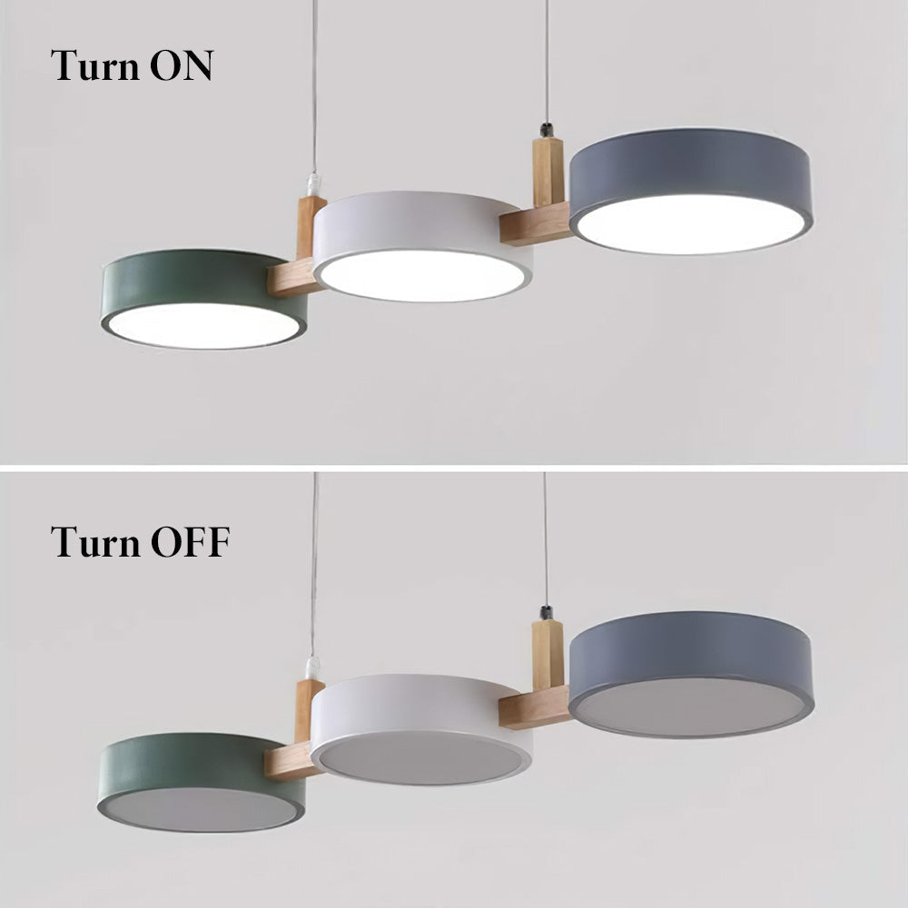 Moderne Metalen Cilindervormige Hanglamp Scandinavisch