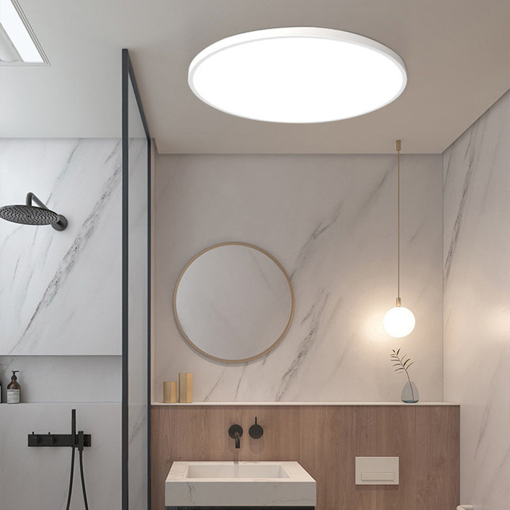 Moderne Ronde LED Plafondlamp Voor Woonkamer En Slaapkamer Wit D37*H6cm(45W)