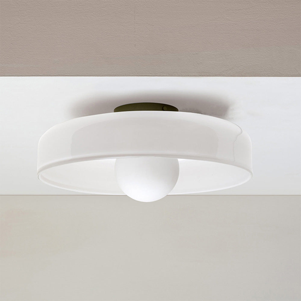 Moderne Ronde Plafondlamp Voor Keuken Met Helder Licht Wit D35*H15cm