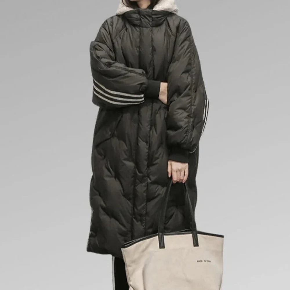 Dames Lichtgewicht Regenjas - Windbreaker met Capuchon en Lange Mouwen Zwart