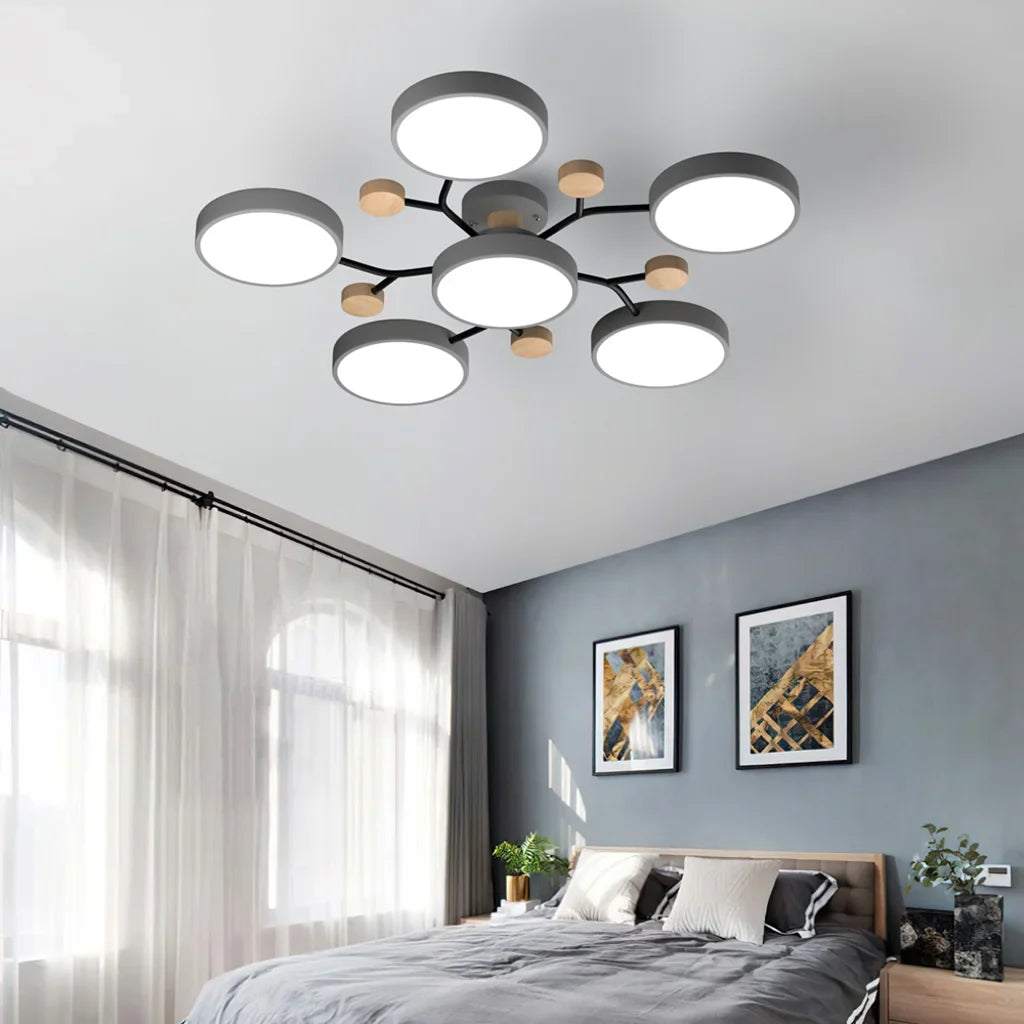 Murray Macaron Moleculaire LED-plafondlamp