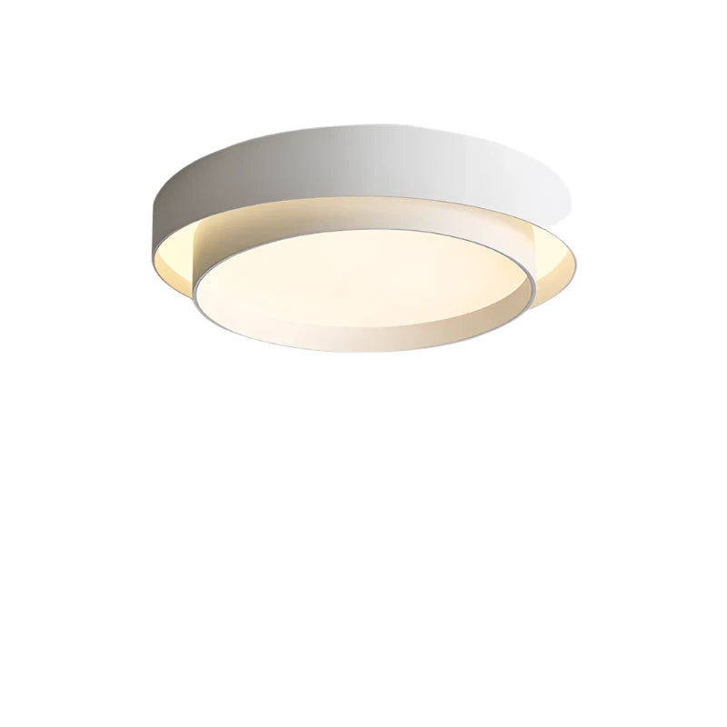 Eenvoudige LED Plafondlamp Met Scandinavische Moderne Stijl Wit