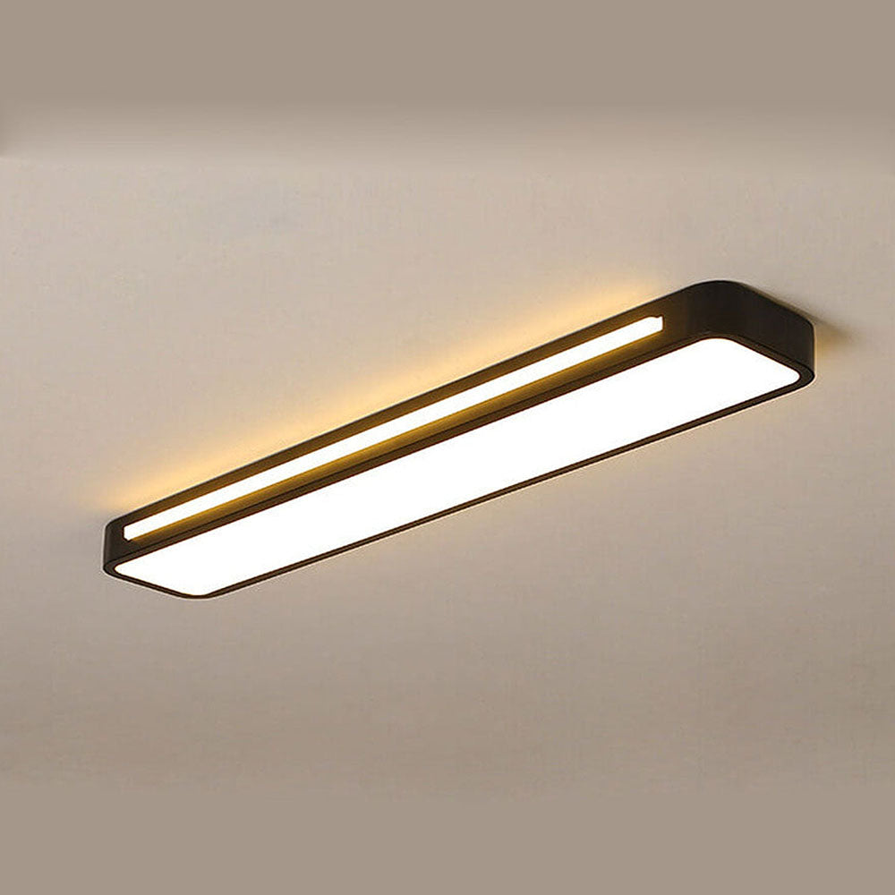 Moderne Nordic Minimalistische Lange LED Dimbare Plafondverlichting