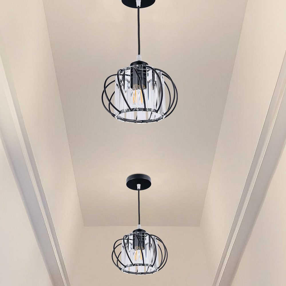 Nordic Eenvoudige Bolvormige Glazen Hal Hanglamp Modern