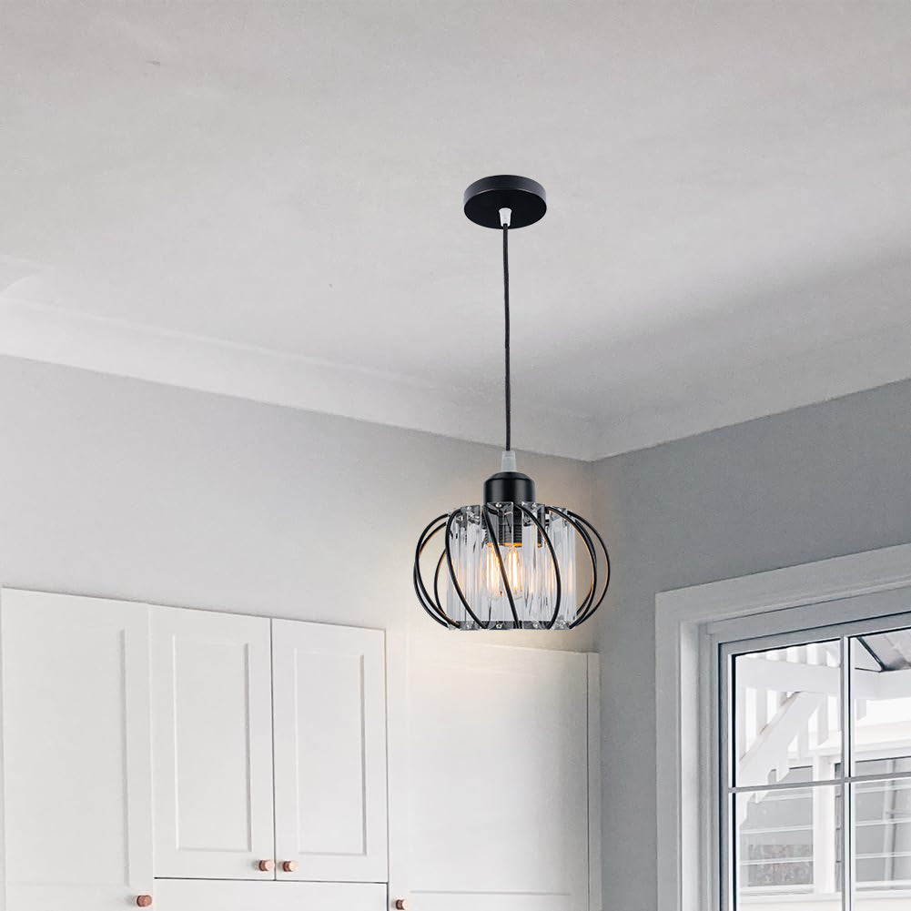 Nordic Eenvoudige Bolvormige Glazen Hal Hanglamp Modern