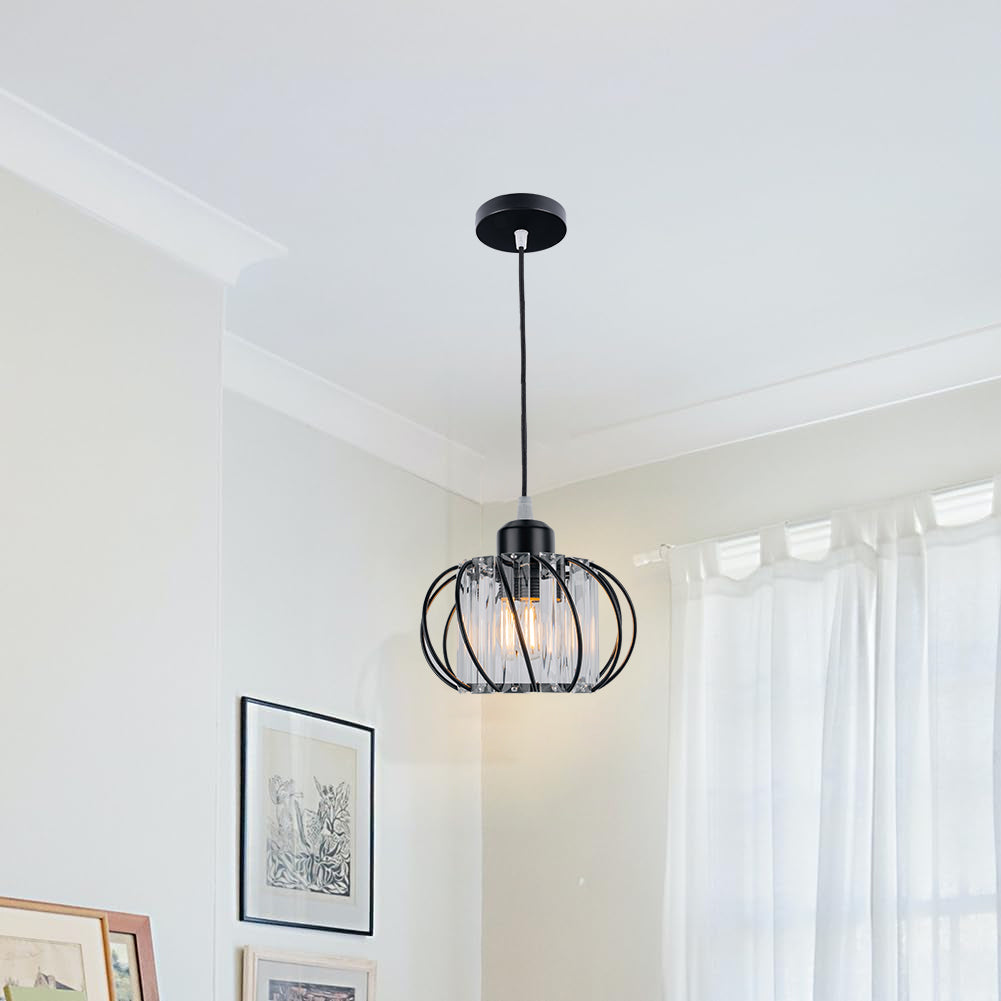 Nordic Eenvoudige Bolvormige Glazen Hal Hanglamp Modern