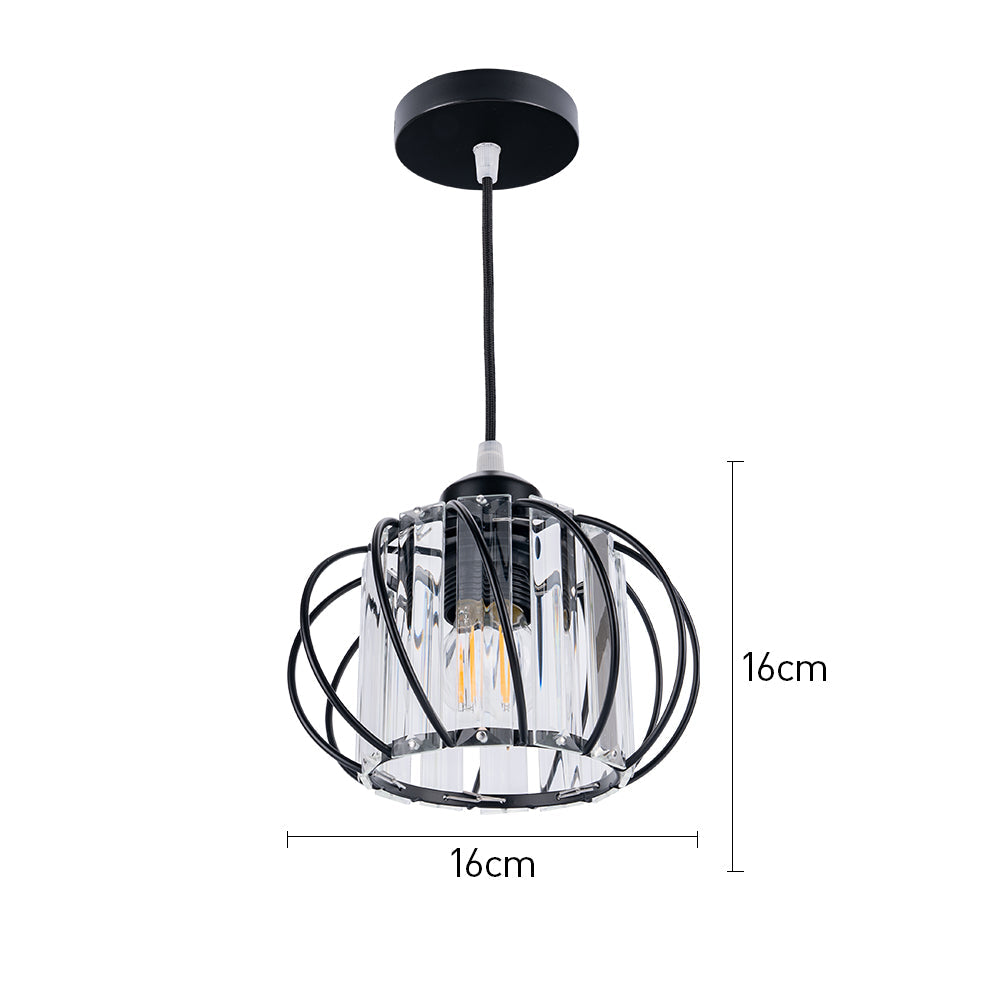 Nordic Eenvoudige Bolvormige Glazen Hal Hanglamp Modern