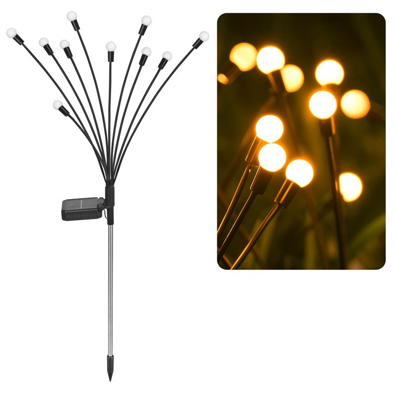 Zonne Tuinverlichting Met Magisch Lichtspel (Warm-Wit) 6 LED's